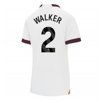 Echipament fotbal Manchester City Kyle Walker #2 Tricou Deplasare 2023-24 pentru femei maneca scurta